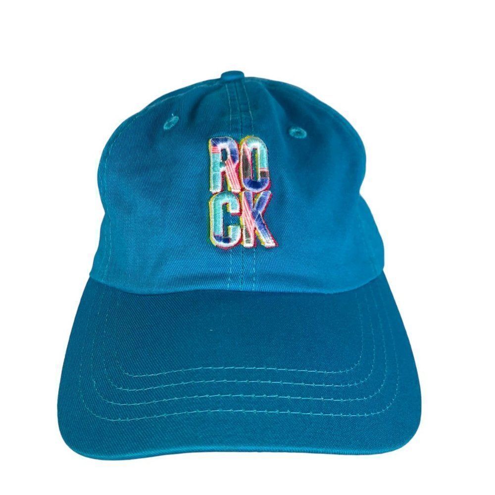 Unbranded Sample‎ ROCK 5-Panel Hat Blue Adjustable OS